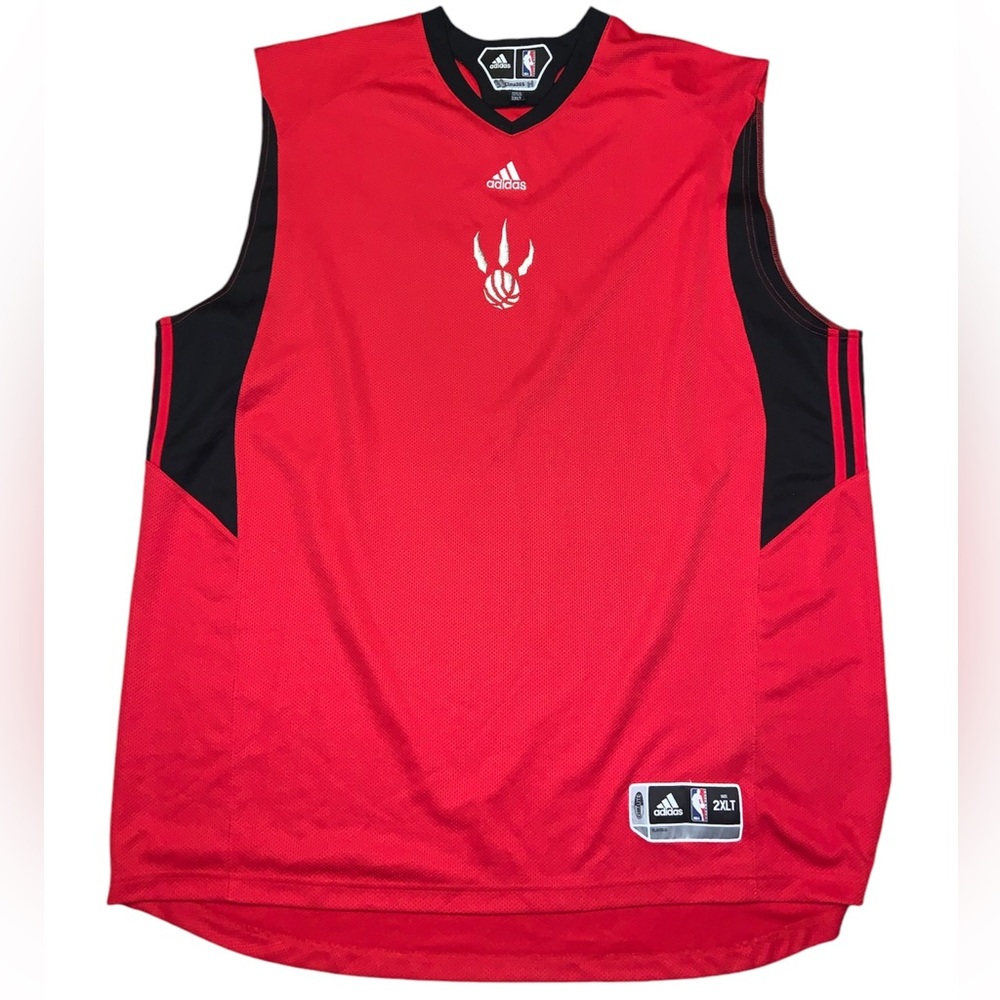 PRO USED Toronto Raptors Jamario Moon Warm Up Shoot Around Shirt Size 2XL Adidas